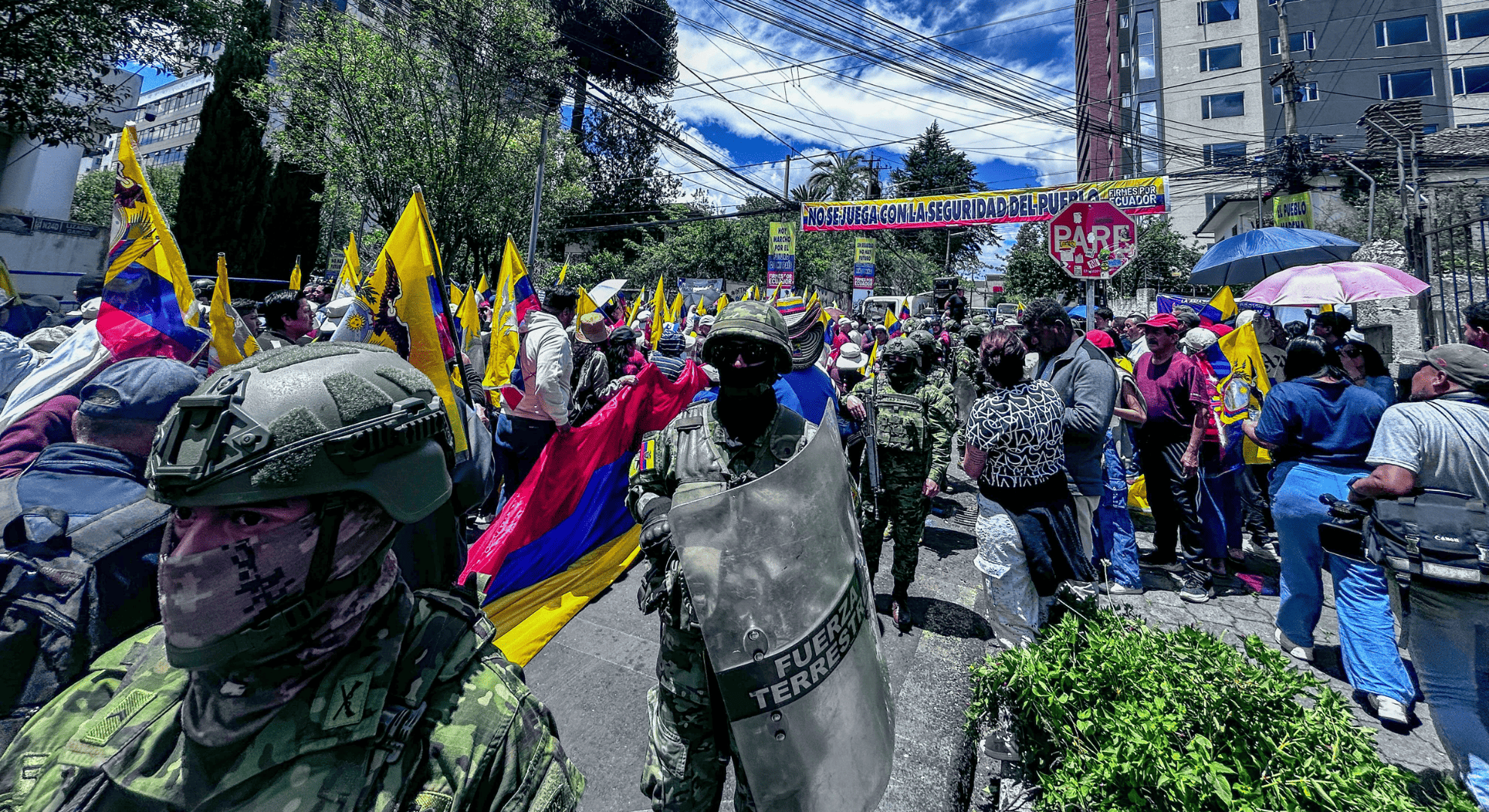 Elsie Monge en la sala de su departamento en Quito. Marzo de 2022. Foto: Karen Toro A.