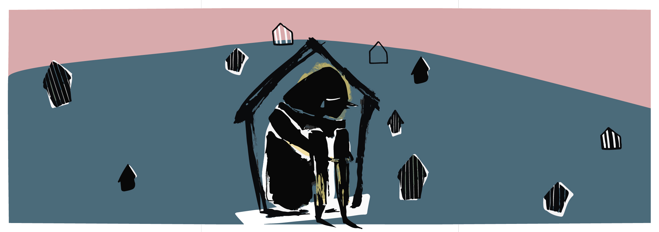 Elsie Monge en la sala de su departamento en Quito. Marzo de 2022. Foto: Karen Toro A.