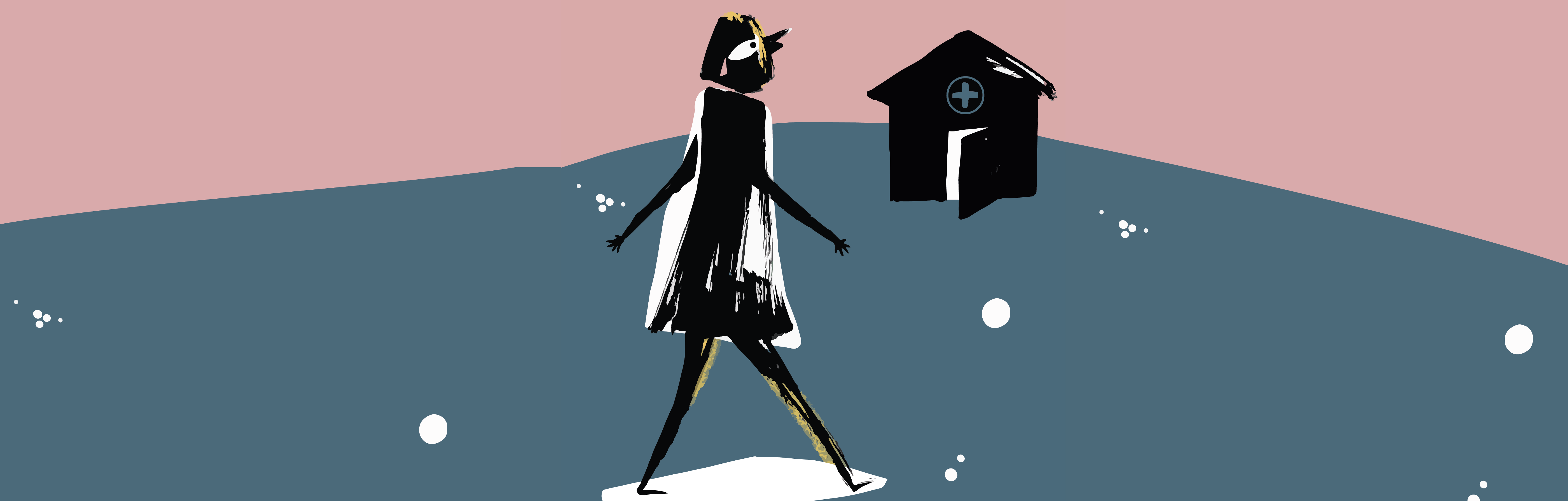 Elsie Monge en la sala de su departamento en Quito. Marzo de 2022. Foto: Karen Toro A.