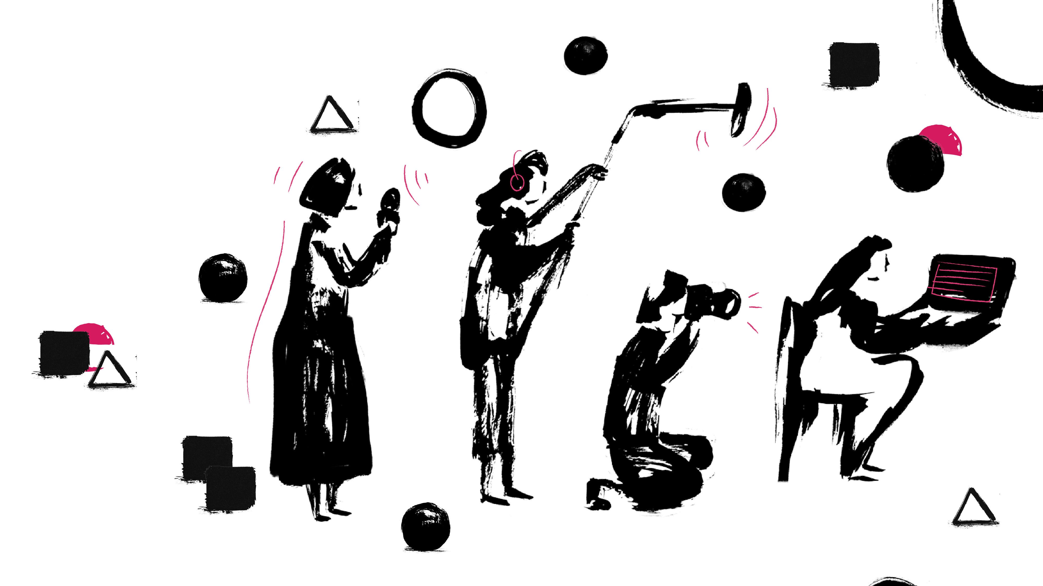 Elsie Monge en la sala de su departamento en Quito. Marzo de 2022. Foto: Karen Toro A.