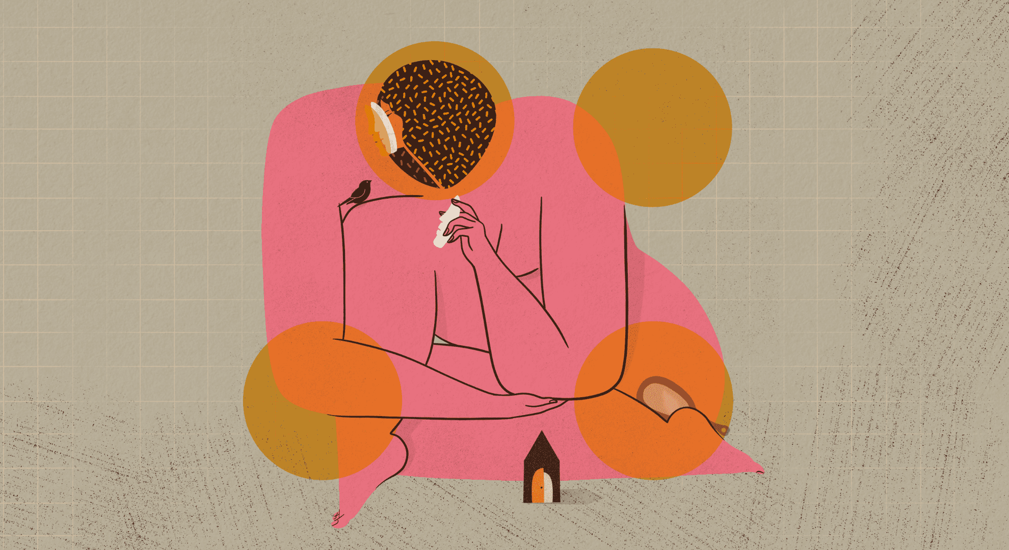 Elsie Monge en la sala de su departamento en Quito. Marzo de 2022. Foto: Karen Toro A.