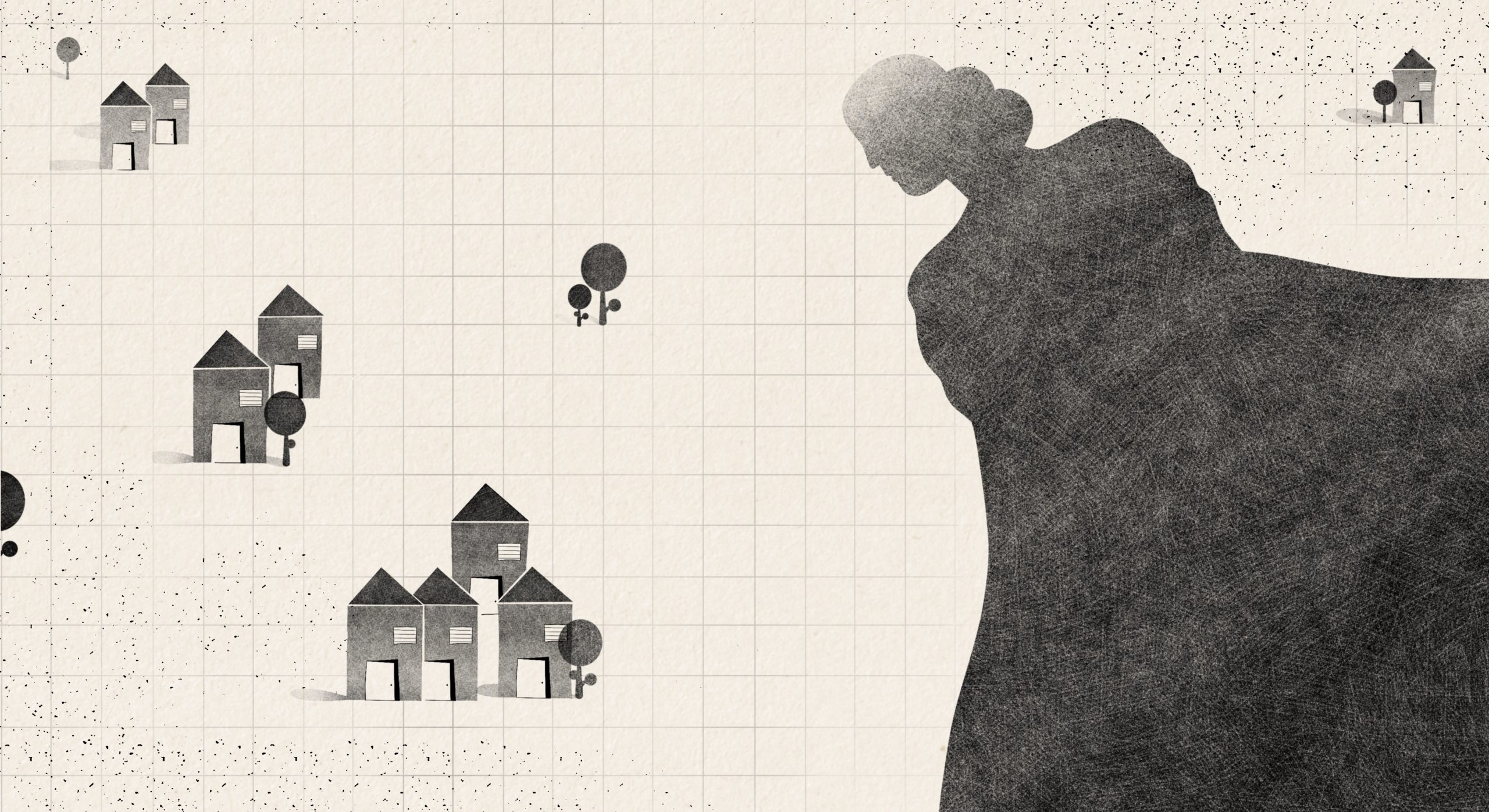 Elsie Monge en la sala de su departamento en Quito. Marzo de 2022. Foto: Karen Toro A.