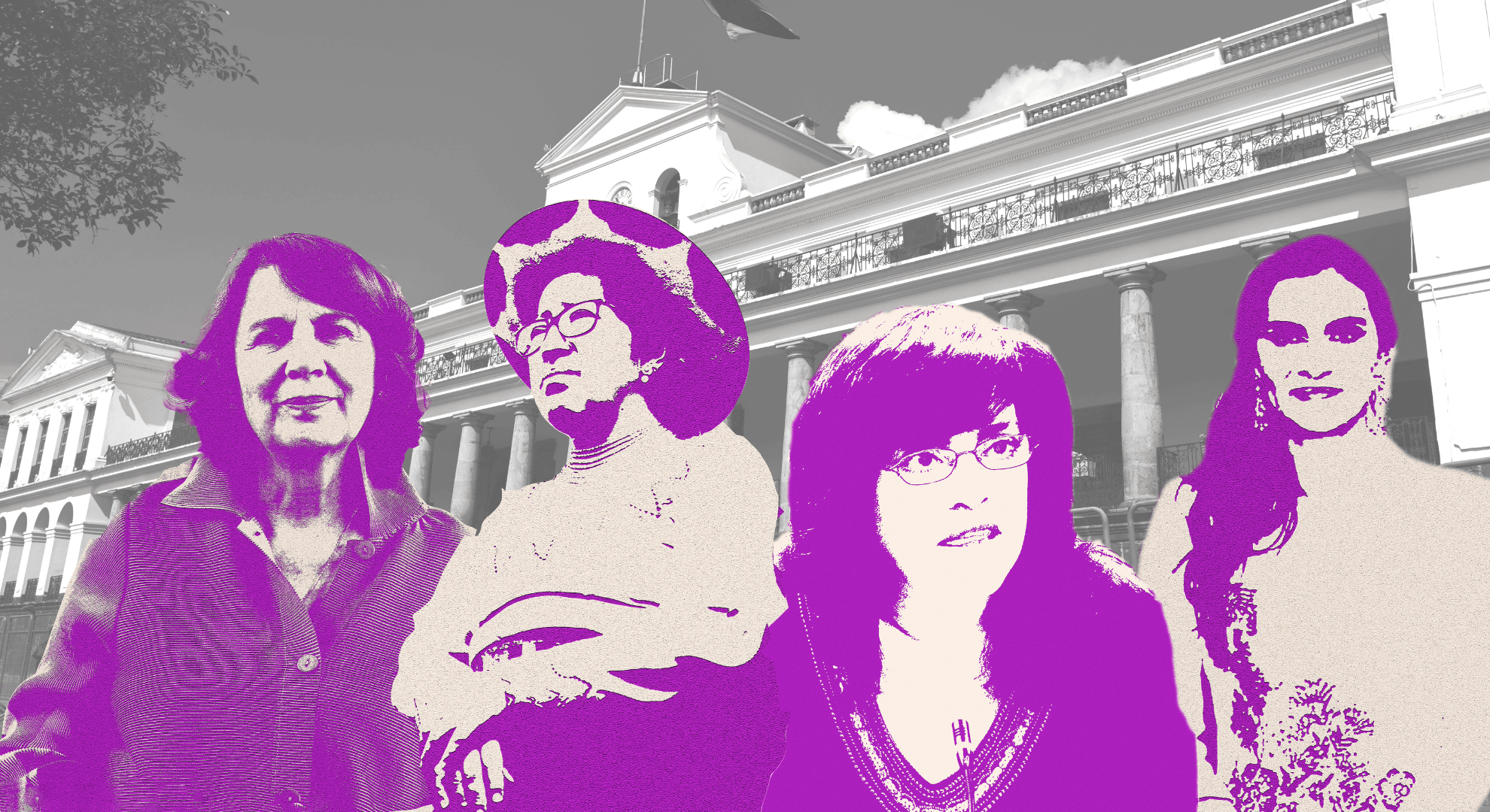 Elsie Monge en la sala de su departamento en Quito. Marzo de 2022. Foto: Karen Toro A.