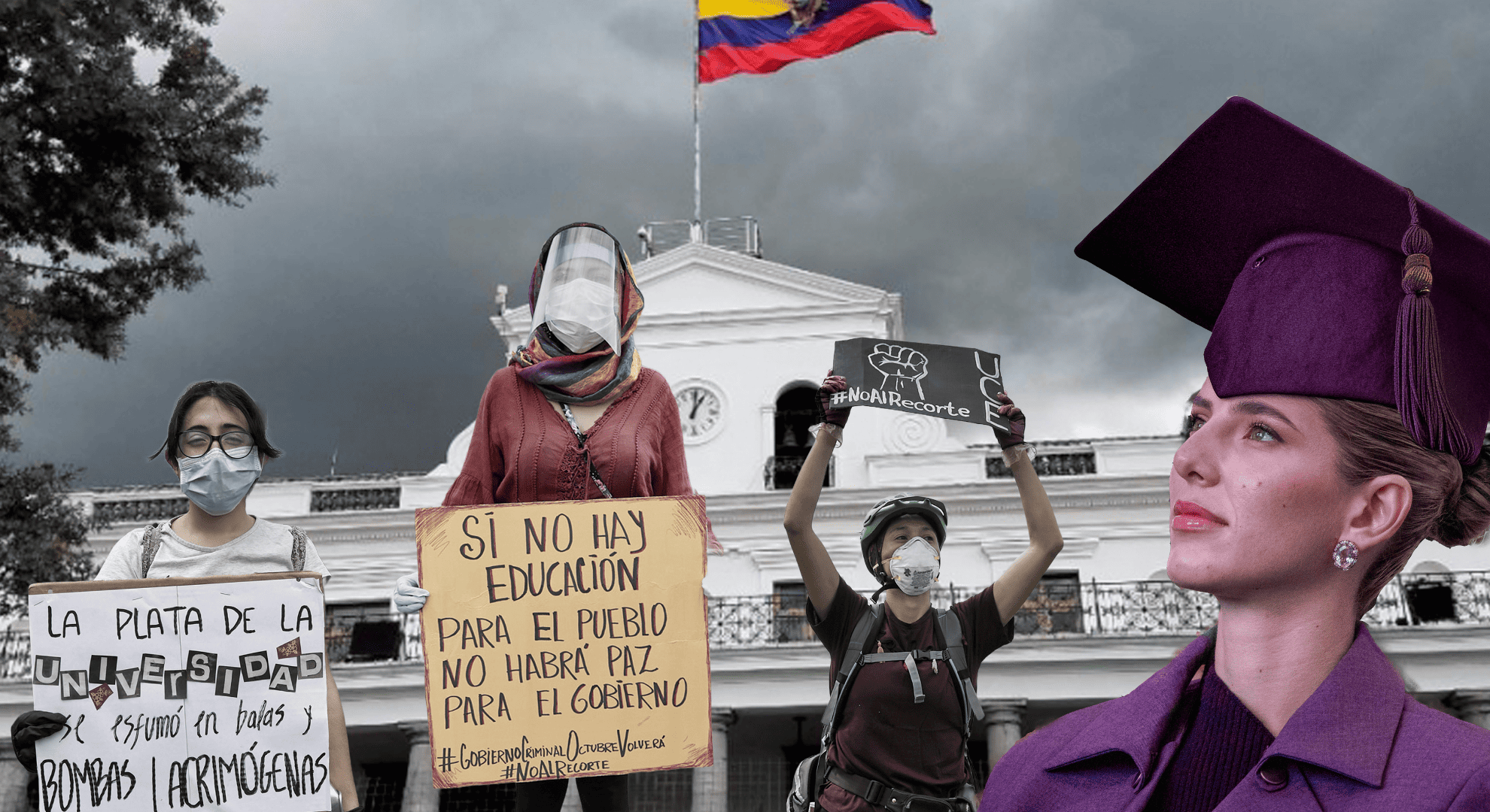 Elsie Monge en la sala de su departamento en Quito. Marzo de 2022. Foto: Karen Toro A.